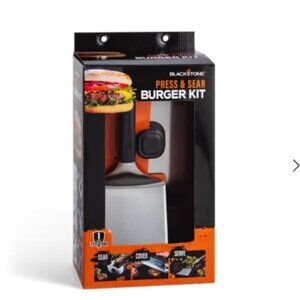 NEW Blackstone Smash Burger Kit (3 Piece) Stainless Steel Burger Maker Set
